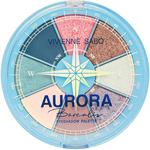 Палетка VIVIENNE SABO Палетка теней Aurora Borealis 12pcsaurora natural scenery fridgemagnet glass dome aurora borealis message board sticker aurora starsky fridge magnet homedecor