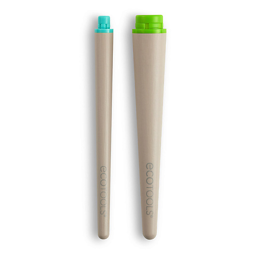 Набор кистей ECOTOOLS Две сменные ручки для кистей EcoTools Interchangeables Handle Duo ecotools шампунь для очищения кистей для макияжа 177 мл 6 жидк