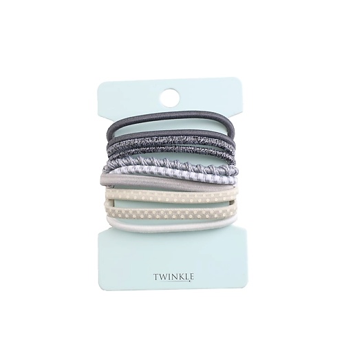 TWINKLE Набор резинок для волос Gray twinkle шейный платок gray