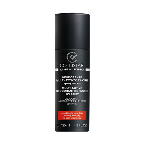 COLLISTAR Дезодорант «сухой спрей» для мужчин Linea Uomo Multi-Active Deodorant