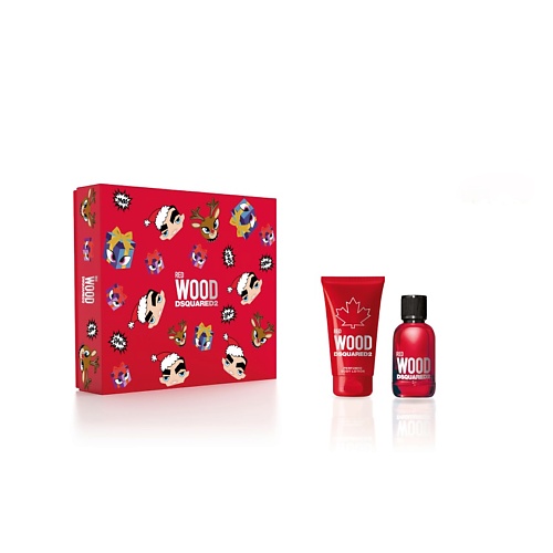 Набор парфюмерии DSQUARED2 Подарочный набор женский RED WOOD цена и фото