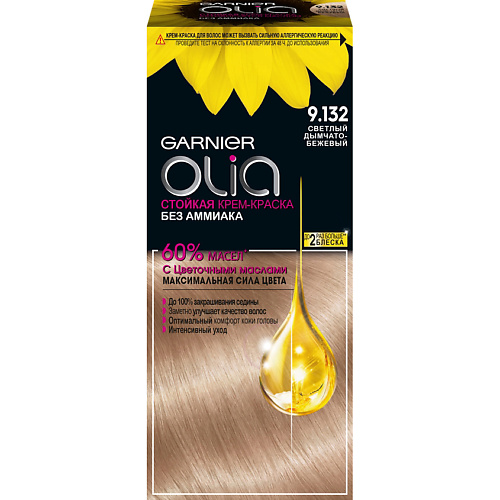 фото Garnier стойкая крем-краска для волос "olia" с цветочными маслами, без аммиака