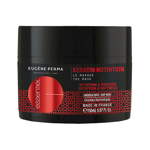 ESSENTIEL Маска питательная для сухих и ломких волос Keratin Nutrition маска для увлажнения и восстановления сухих пористых волос питательная dry t 48855кн 1000 мл