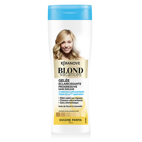 KERANOVE Гель для волос тонирующий Blond Vacances keranove спрей для волос тонирующий blond vacances