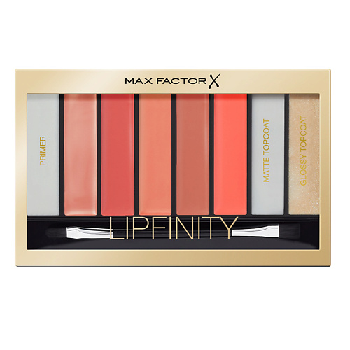 MAX FACTOR Палетка для губ Lipfintity Designer Palette палетка помад для губ 6 оттенков pro lip palette l22lp02 02 the nudes 1 шт