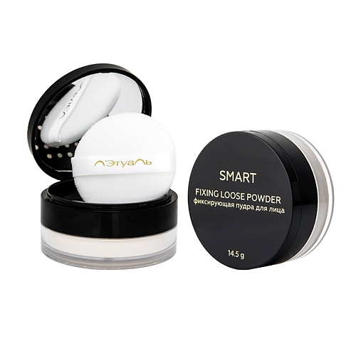 ЛЭТУАЛЬ Фиксирующая пудра для лица Smart Fixing Loose Powder revolution pro пудра для лица protect mattifying setting powder spf 6