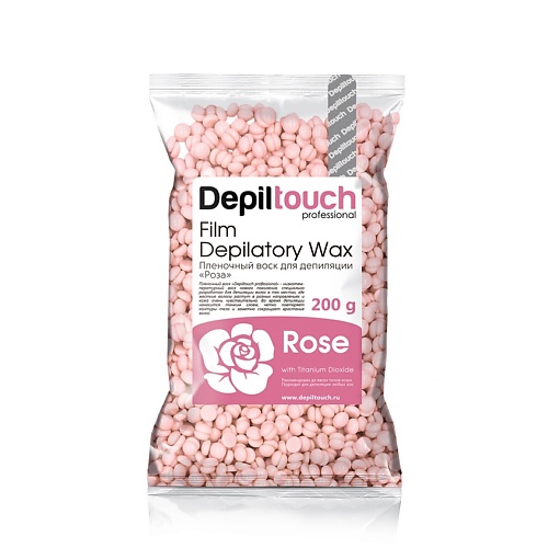 Воск для депиляции DEPILTOUCH PROFESSIONAL Воск пленочный воск с ароматом розы Film Depilatory Wax