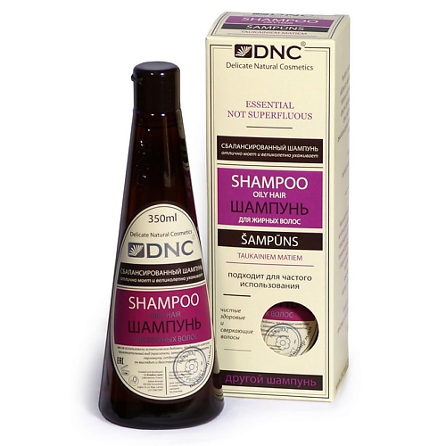 Шампунь для волос DNC Шампунь для жирных волос без SLS Shampoo Oily Hair шампунь для волос dnc шампунь для сухих и поврежденных волос без sls shampoo dry