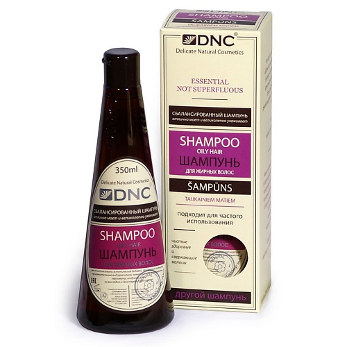 Шампунь для волос DNC Шампунь для жирных волос без SLS Shampoo Oily Hair шампунь для волос esmi skin minerals шампунь для жирных волос oily hair