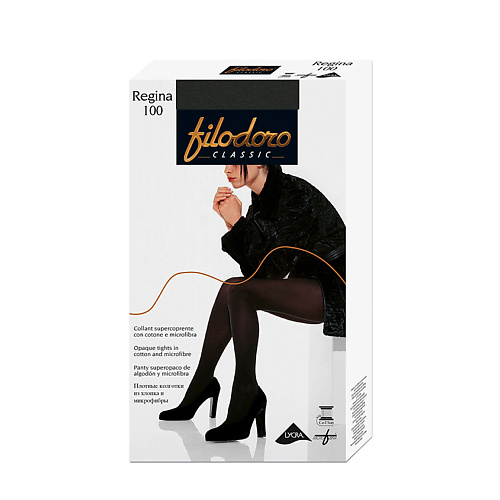 Колготки FILODORO Колготки женские 100 ден Regina Carbone