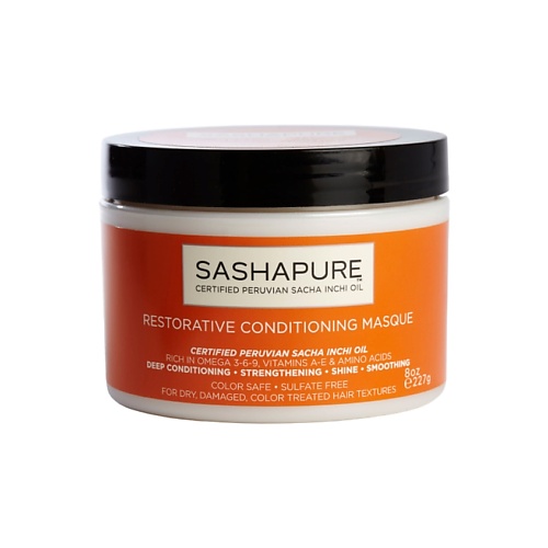 Маска для волос SASHAPURE Восстанавливающая маска для волос с эффектом кондиционирования sashapure healing conditioner 8 5oz