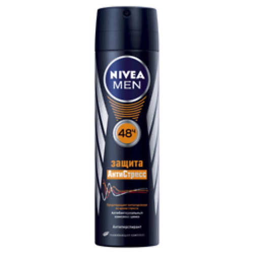 NIVEA Дезодорант-спрей для мужчин Защита Антистресс дезодорант шарик анти стресс 72 часа