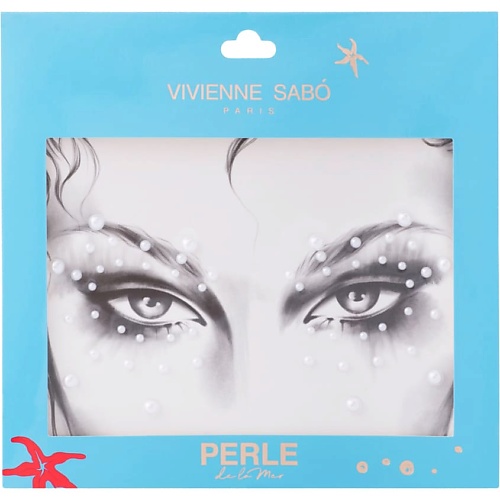 Наклейки для лица VIVIENNE SABO Декоративные наклейки для лица Perle de la mer блеск для губ vivienne sabo perle de la mer 3 мл