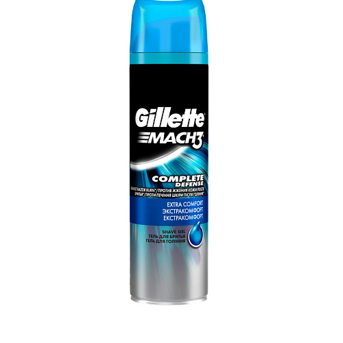 Средства для бритья GILLETTE Успокаивающий гель для бритья Gillette Mach3