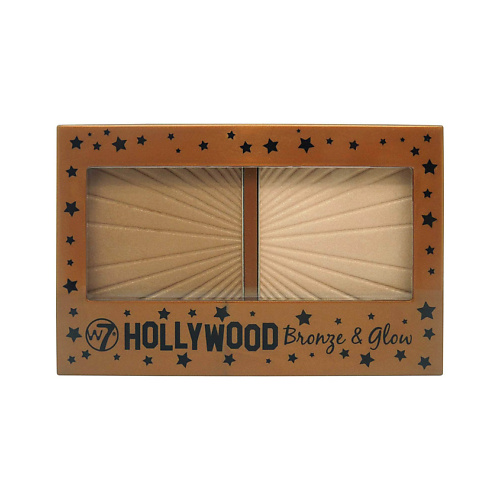 W7 Бронзер и хайлайтер для лица Hollywood Bronze & Glow нюдовый хайлайтер nude highlighter 2352r27 004 n 4 hot bronze 9 г