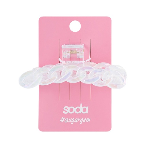 SODA Заколка-крабик HOLOGRAPHIC #sugargem twinkle заколка крабик для волос transparent