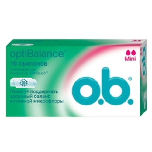 

O.B. Тампоны optiBalance Мини, Тампоны optiBalance Мини