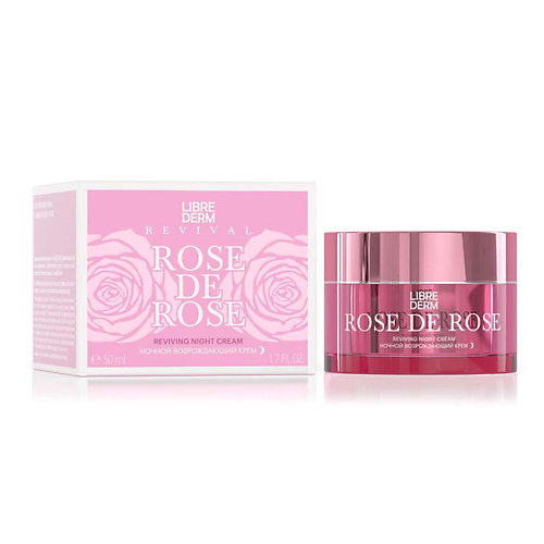 

LIBREDERM Крем для лица ночной возрождающий Rose de Rose Reviving Night Cream, Крем для лица ночной возрождающий Rose de Rose Reviving Night Cream