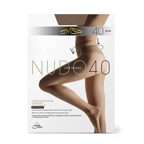 OMSA Колготки 40 ден NUDO Vita Bassa Daino omsa колготки 40 ден push up daino