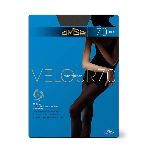 

OMSA Колготки 70 ден Velour Antracite, Колготки 70 ден Velour Antracite