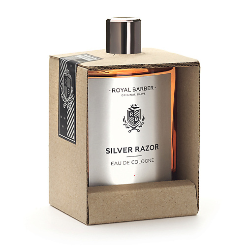 ROYAL BARBER Silver Razor Eau De Cologne 100 royal barber silver razor eau de cologne 100
