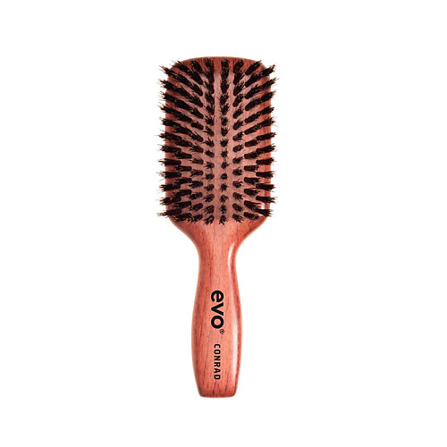 цена Щетка для волос EVO [Конрад] Щетка с натуральной щетиной для причесок evo conrad natural bristle dressing brush