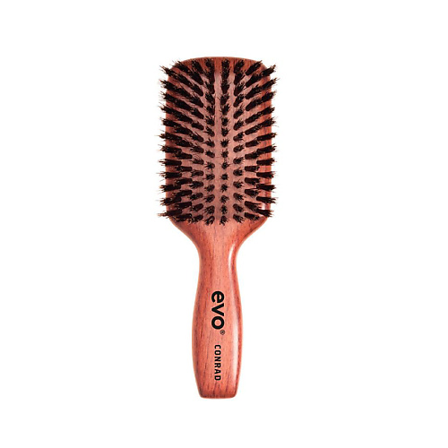 EVO [Конрад] Щетка с натуральной щетиной для причесок evo conrad natural bristle dressing brush evo [брюс] круглая щетка с натуральной щетиной для волос 38мм evo bruce 38 natural bristle radial brush