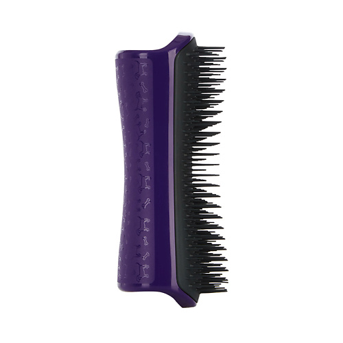 TANGLE TEEZER Расческа для вычесывания шерсти Pet Teezer De-shedding & Dog Grooming Brush Purple & Grey клубок в рыжую крапинку сказка из магазина шерсти