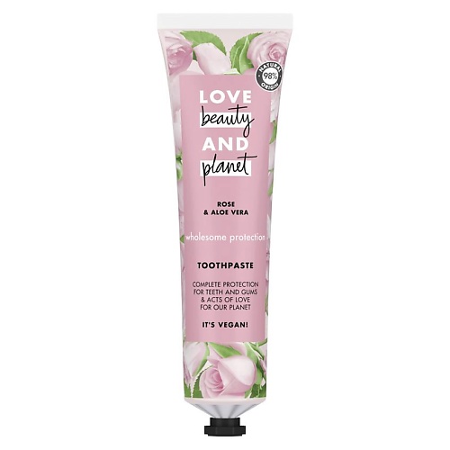 

LOVE BEAUTY&PLANET Бессульфатная зубная паста без парабенов Комплексная защита, Бессульфатная зубная паста без парабенов Комплексная защита