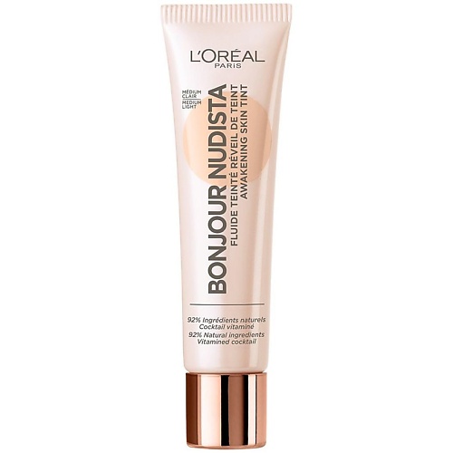 фото L'oréal paris l'oreal тональный bb-флюид для лица "bonjour nudista"