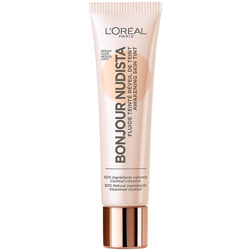 BB крем для лица L'ORÉAL PARIS L'OREAL Тональный BB-флюид для лица Bonjour Nudista Skin Tint цена и фото