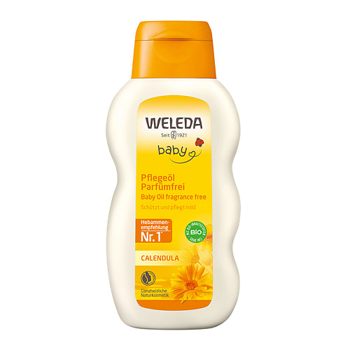 WELEDA Масло с календулой для младенцев Calendula Oil (Without Fragrance)