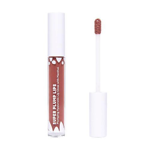 ЛЭТУАЛЬ Гиалуроновый блеск-плампер для губ с ментолом SUPER PLUMP LIPS Plumping Hyaluronic Lip Gloss with Menthol