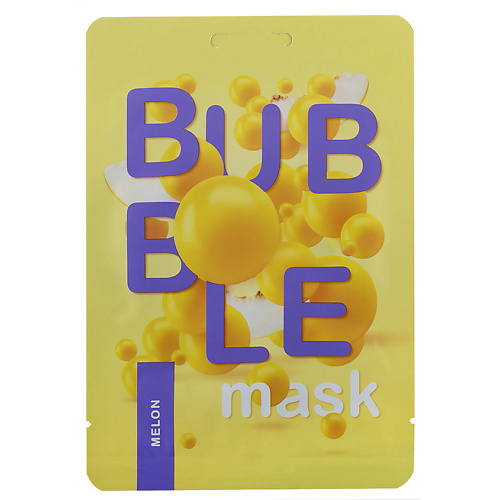 Маска для лица ЛЭТУАЛЬ Пузырьковая маска для лица с экстрактом дыни Очищение и защита средства для умывания tonymoly маска пузырьковая для проблемной кожи лица