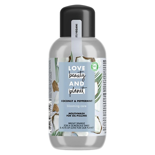 

LOVE BEAUTY&PLANET Ополаскиватель для полости рта ойл-пуллинг Сияние и Уход, Ополаскиватель для полости рта ойл-пуллинг Сияние и Уход