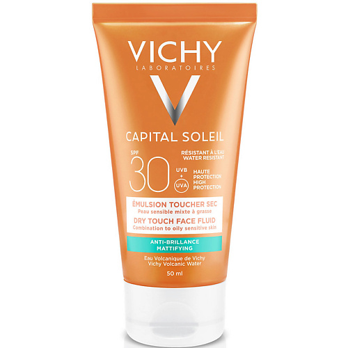 Уход за лицом VICHY Capital Soleil Матирующая эмульсия для лица DRY TOUCH SPF30