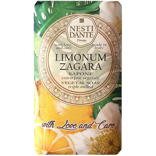 NESTI DANTE Мыло With Love And Care Limonum Zagara nesti dante мыло лимонный цветок limonum zagara 250 г