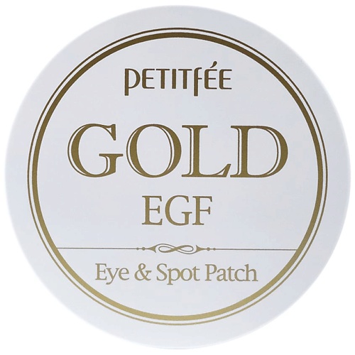цена Маска для глаз PETITFEE Патчи для глаз Gold & EGF Eye & Spot