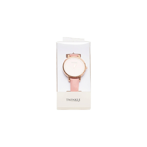 TWINKLE Часы с японским механизмом Pink Shiny Round