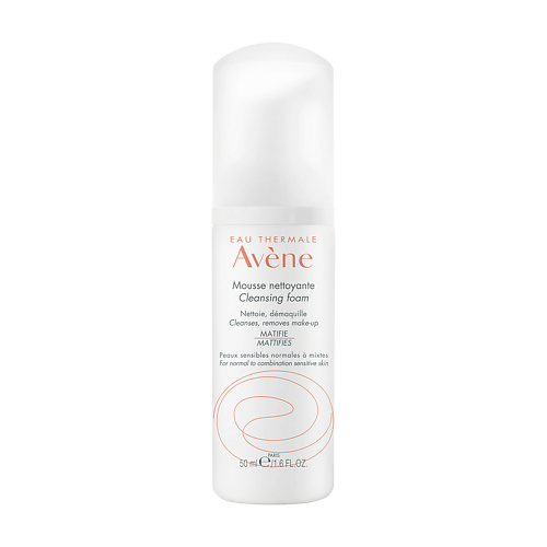 AVENE Очищающая пенка для лица и области вокруг глаз Mousse Nettoyante Cleansing Foam