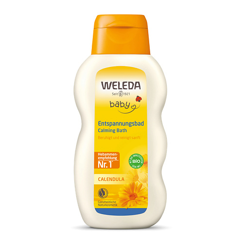 WELEDA Детское средство для купания с экстрактами лекарственных трав Calendula weleda детское молочко для тела с календулой