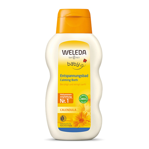 WELEDA Детское средство для купания с экстрактами лекарственных трав Calendula лапочка средство детское для подмывания младенцев 300