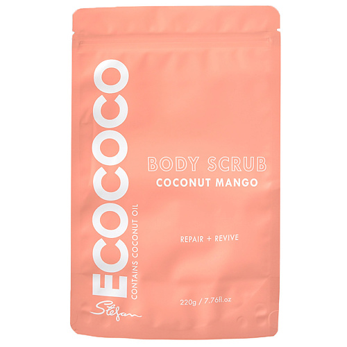 Скраб для тела ECOCOCO Скраб для тела для восстановления Манго и Кокос Body Scrub Coconut Mango скраб для тела ecocraft скраб для тела манго и розовый имбирь mango
