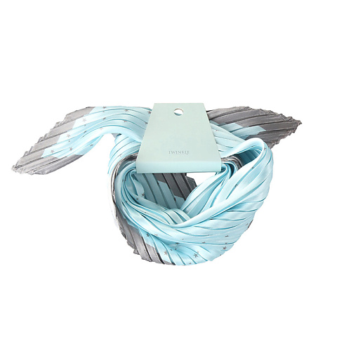 TWINKLE Шейный платок Blue 1pc воротник аксессуары летние женщины шифон шарф жемчужное ожерелье мода шея шарф шейный платок