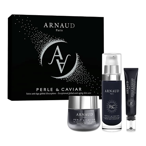 Набор средств для лица ARNAUD PARIS Набор для лица Perle&Caviar флюид для лица arnaud paris флюид для лица защитный с экстрактом икры perle