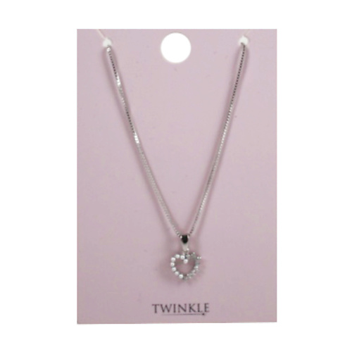 

TWINKLE Подвеска с цепочкой Heart+Pearl, Подвеска с цепочкой Heart+Pearl