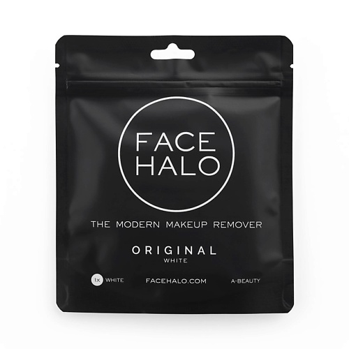 Спонж для лица FACE HALO Диск многоразовый для снятия макияжа спонж для лица face halo диск многоразовый для снятия макияжа чёрный