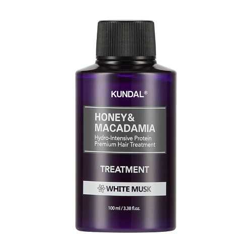 kundal набор для путешествий белый мускус 5 предметов Кондиционер для волос KUNDAL Кондиционер для волос Белый мускус Honey & Macadamia Treatment