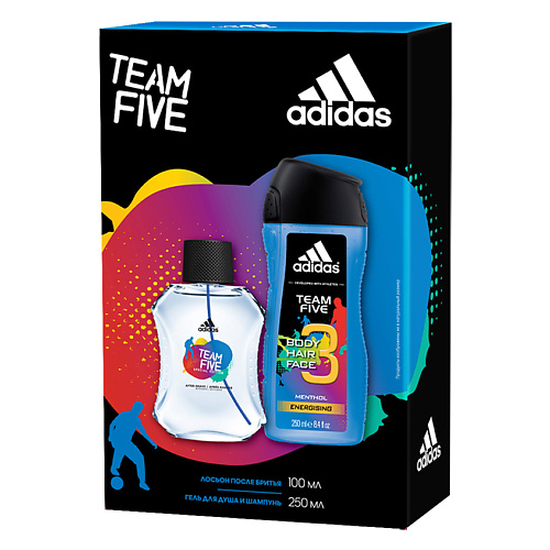 Мужская парфюмерия ADIDAS Подарочный набор Team Five