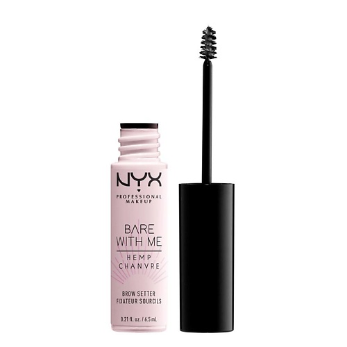 NYX Professional Makeup Фиксирующий гель-уход для бровей с маслом семян конопли BARE WITH ME BROW SETTER NYX600200